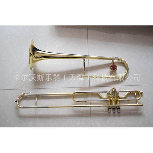 行进长号立键拉管长号JK320行进长号降B调立键活塞长号乐器