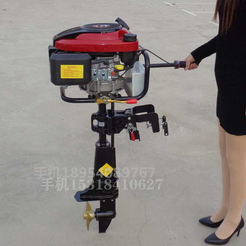 8hp9p带倒挡挂桨机推进器 汽油/电动船挂机舷尾机配件