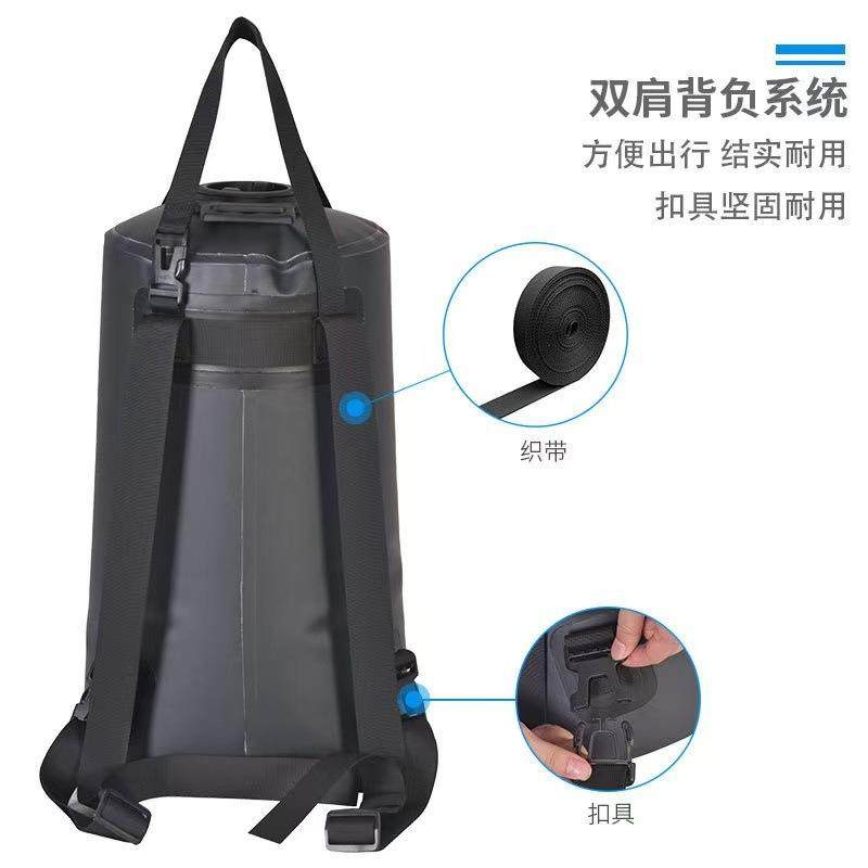 户外太阳能热水袋晒水袋家用沐浴袋20L野外洗澡冲凉保温便携