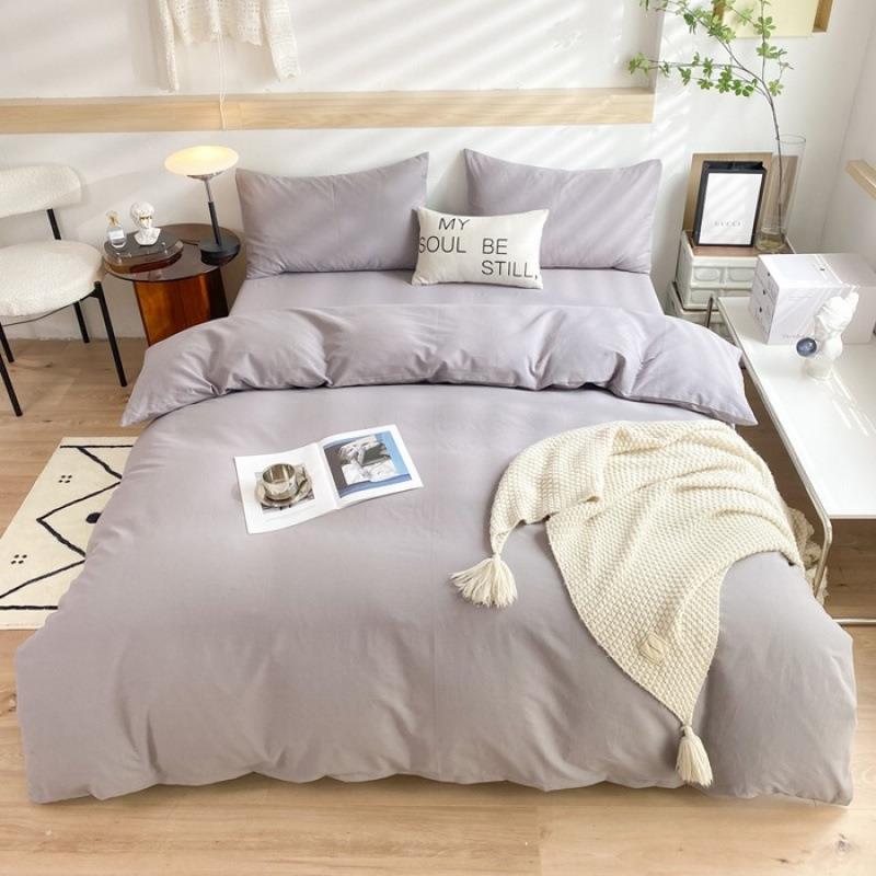 加厚棉被套单件被单双人色棉磨毛150x200x230单被罩可定作