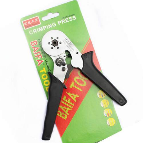 百发工具六边压线端子钳棘轮压接钳冷压钳LXC86-6