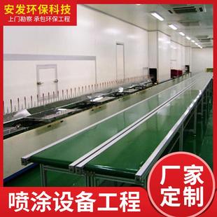 设计静电喷涂设备安装一体工程工业自动喷涂设备流水线自动化