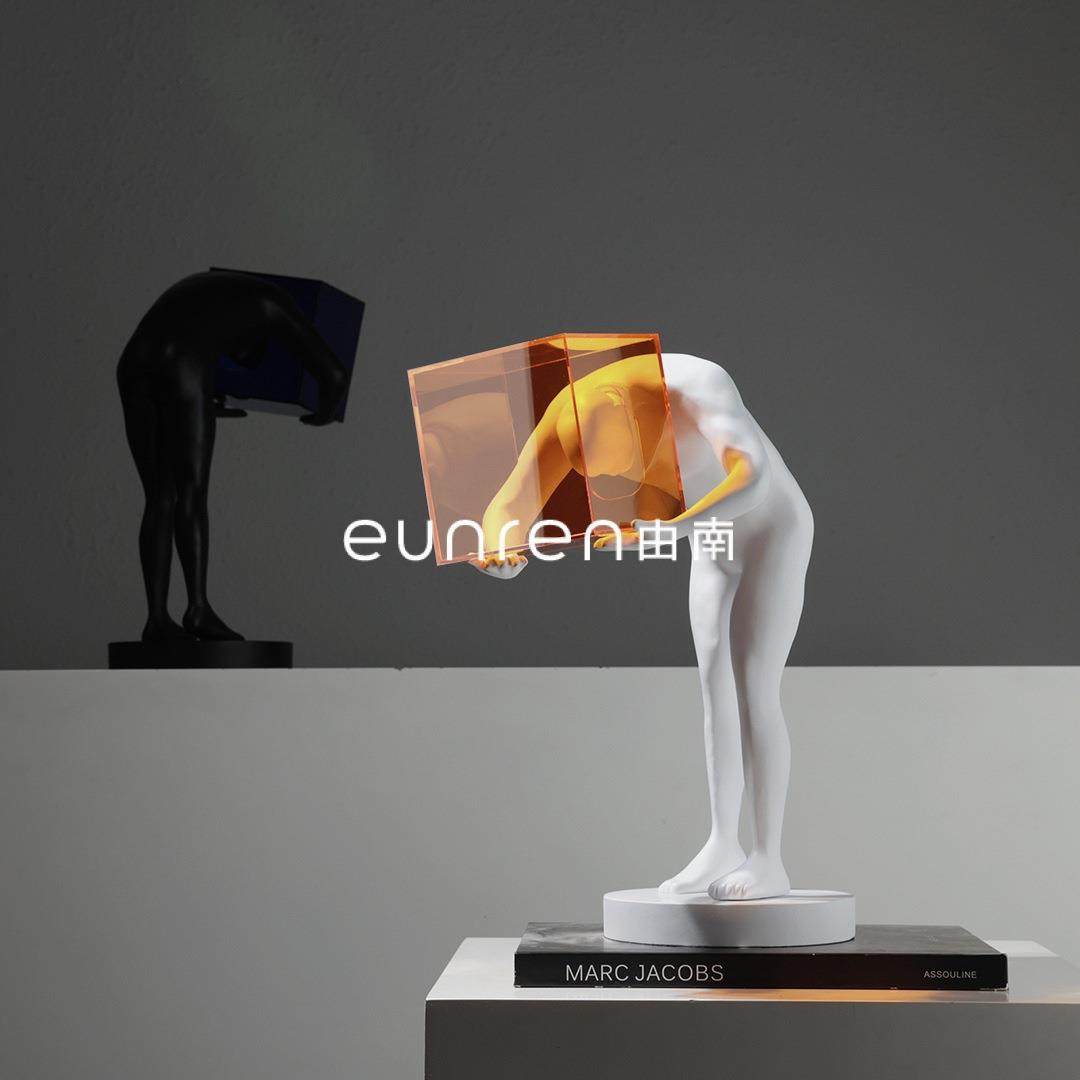 简约现代思想囚笼人物抽象雕塑工艺摆件样板房间客厅家居软装饰品,畜牧/养殖物资,畜牧/养殖器械,淘宝优惠券,粉丝福利购,淘宝优惠卷