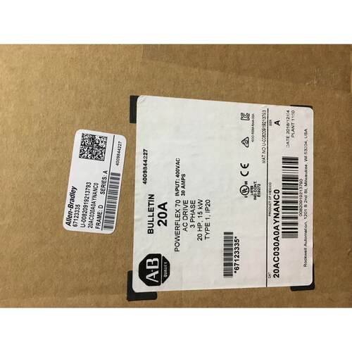 现货美国罗克韦尔PowerFlex753 AB变频器20F11ND096JA0NNNNN