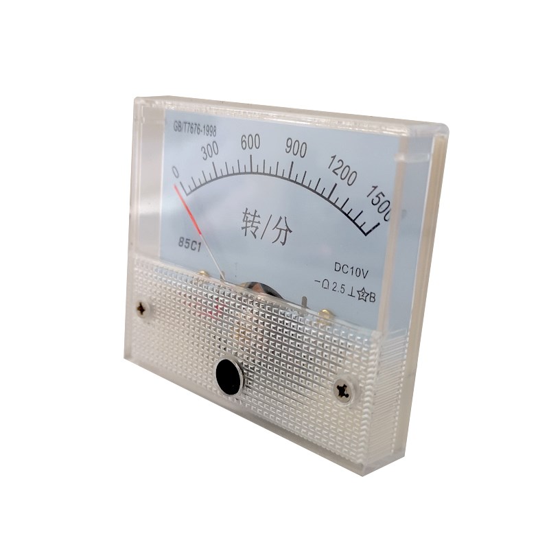 85C1直流转速表1500转/分r/min10V 20mA 4-20mA转分表 56*64mm