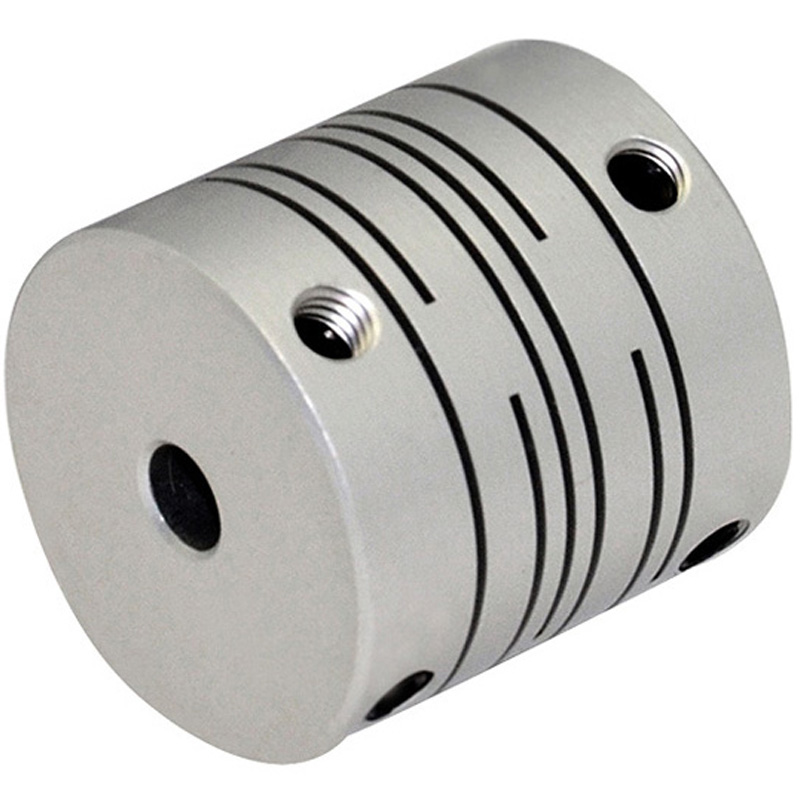 兴大CI铝全金平行线弹性联轴器编码器小电机连接沟槽式柔性联轴器