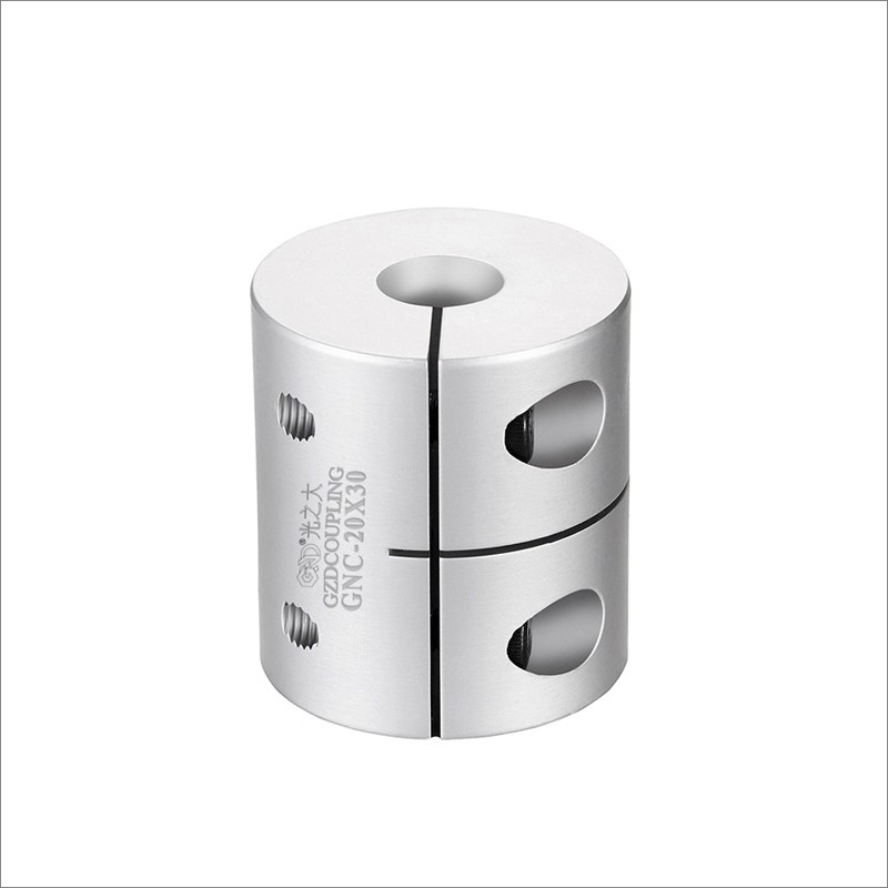 GNC刚性铝合金联轴器一体成型大扭矩编码器丝杆伺服电机连轴器