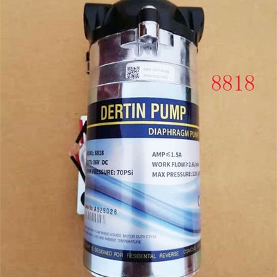 德天泵8818水泵,8816,400G纯水机 36V1.5A增压泵隔膜泵净水器配件