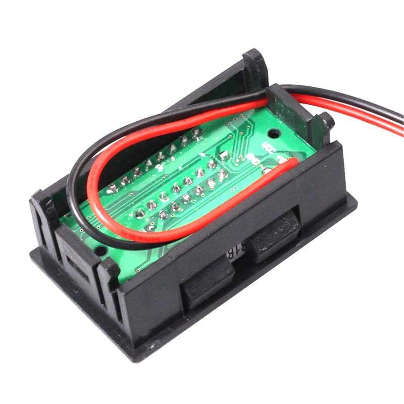 12/24/48/60V电动车电瓶蓄电池电量表显示器直流锂电池电压表数显