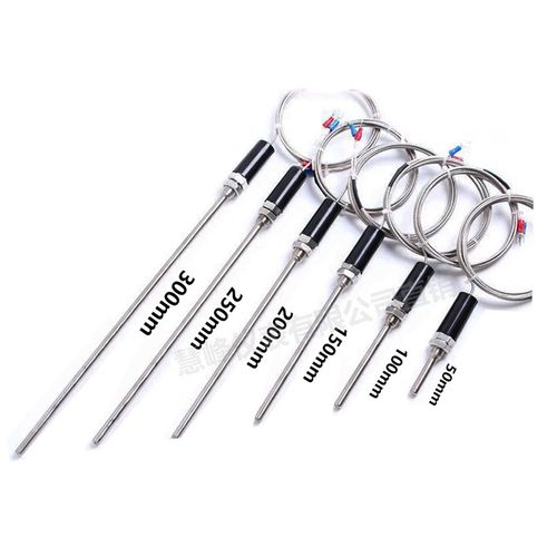 K型/E型/PT100/Cu50/WZP温度传感器热电偶铂热电阻防水测温度探头