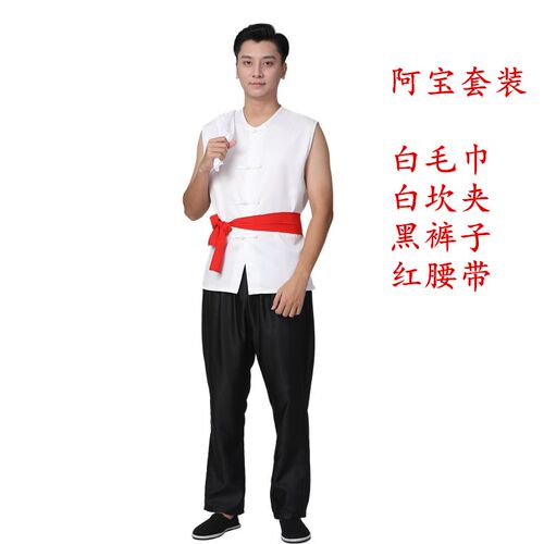 抗战时期男女民兵游击队武工队村民演出服土八路服装江姐表演服装