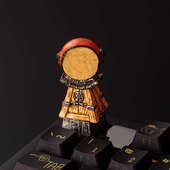 磁吸键帽创意立体个性 分段式 键帽ESC替换键增补 春雷战鼓 键灵