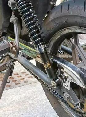 CG125摩托车链盖改装复古不锈钢加厚半链盒链条防护罩野狼幼兽CC