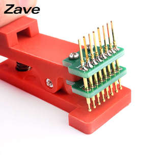 测试架PCB夹子治具夹具探针下载程序编程烧录弹簧针2.54间距3~10P