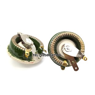 大功率测试滑动电阻瓷盘圆盘可调电阻器25W50W100W150W300W500W