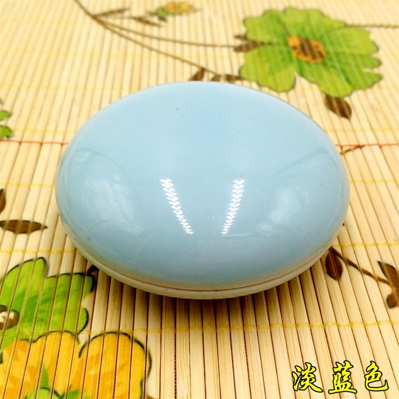 景德镇陶瓷青花印泥盒印缸/带印泥 书法绘画篆刻印章红色朱砂印泥
