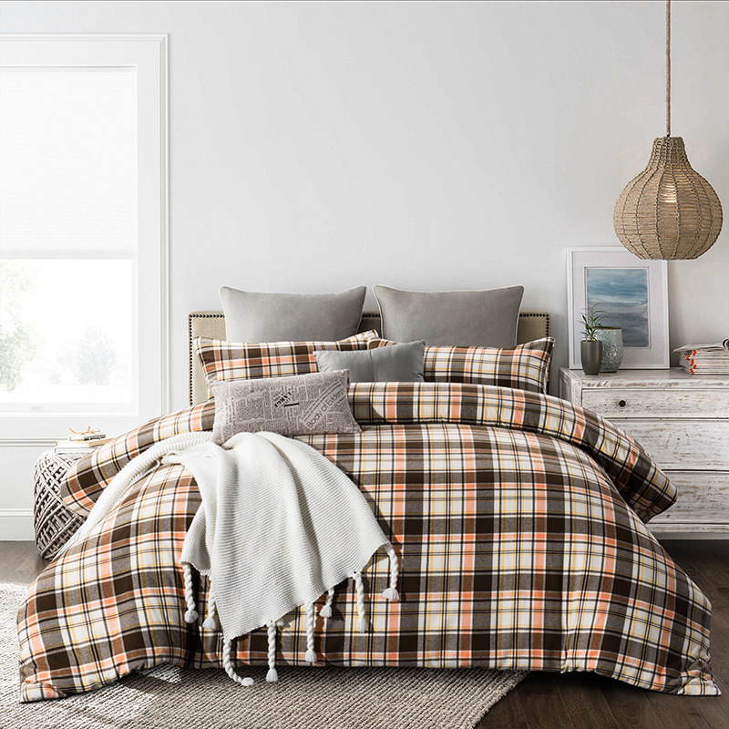 民光全棉纯棉面料加厚保暖磨毛单个单件被套秋冬双人被罩