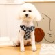 背心式 狗狗牵引绳小型犬泰迪比熊博背带小狗幼犬遛狗绳狗链子