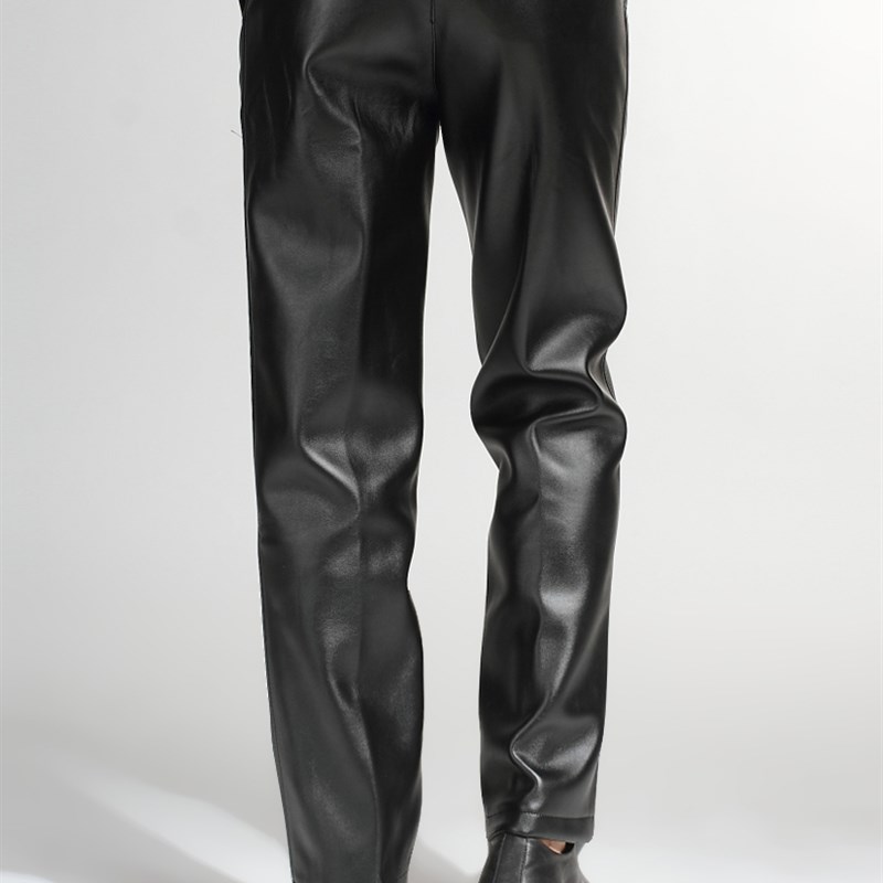 秋冬中老年皮裤男摩托车防风防水宽松加绒加厚机车pu皮裤子工作裤