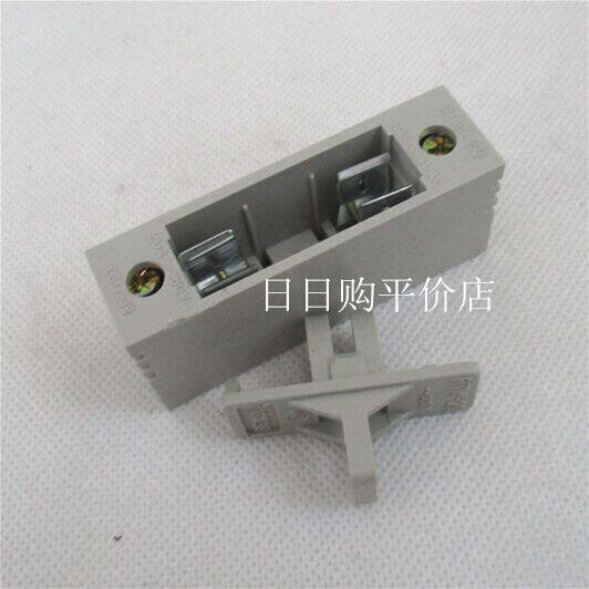 熔断器座 RT14-20 保险丝座 圆筒帽形熔芯R015 RO15保险底座 10只