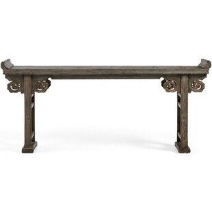 明清中式实木条案雕花供案供桌中式仿古翘头玄关案彩漆条桌祥云案