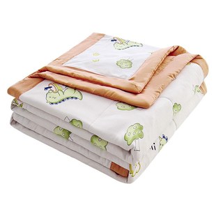 夏季 可机洗学生被子纯棉夏凉被 空调被全棉可水洗夏被单人双人薄款