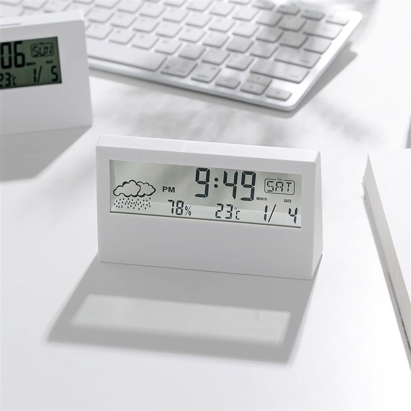 闹钟学生用桌面智能电子时钟时间显示计时器新款专用起床神器