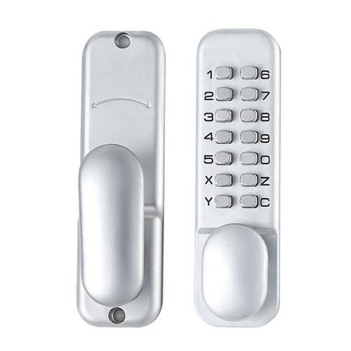 锌合金防水防锈机械密码锁户外铁门锁庭院门栅栏门木门铝艺门锁