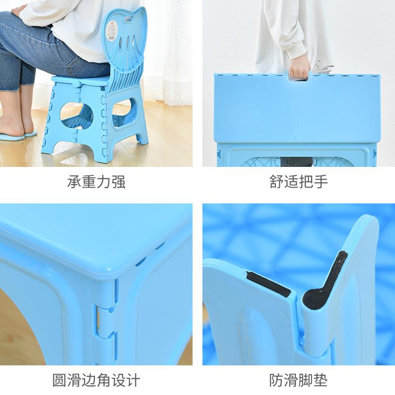 儿童塑料折叠桌子便携式学习小书桌宝宝画画写字台户外餐桌椅套装