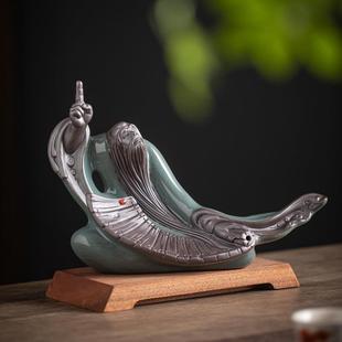 老子摆件大号陶瓷历史人物雕像新中式家居博古架装饰工艺品摆设