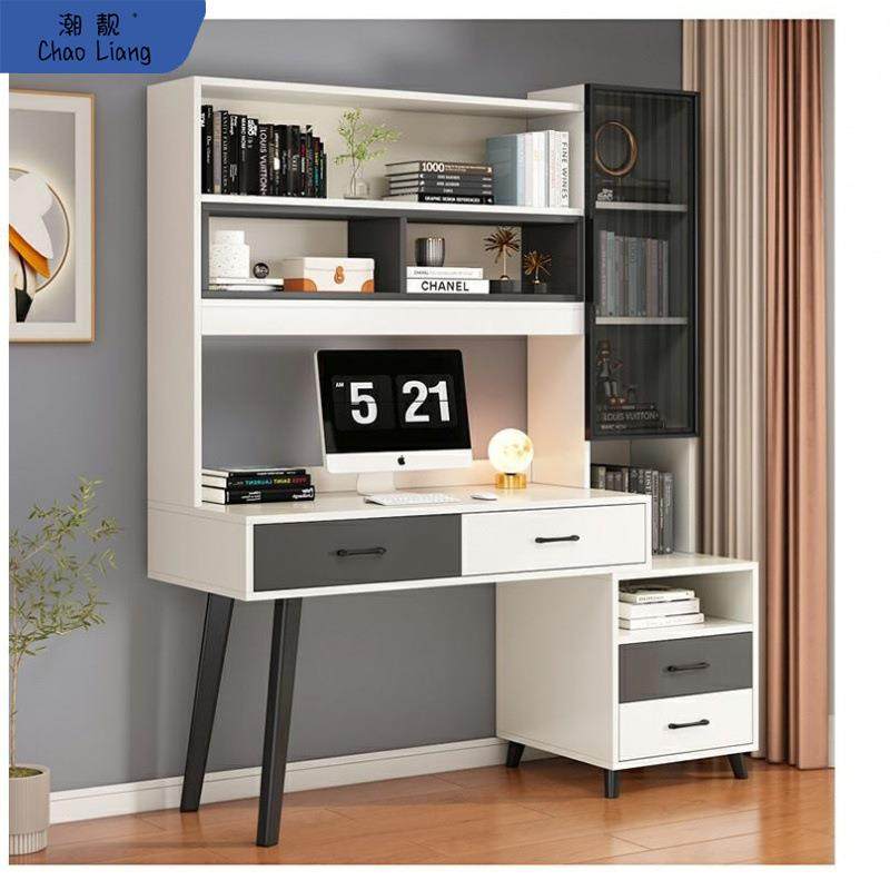 #实木书桌书柜一体台式电脑桌家用卧室阳台组合一体桌简约儿包邮,金属材料及制品,金属加工件/五金加工件,淘宝优惠券,粉丝福利购,淘宝优惠卷