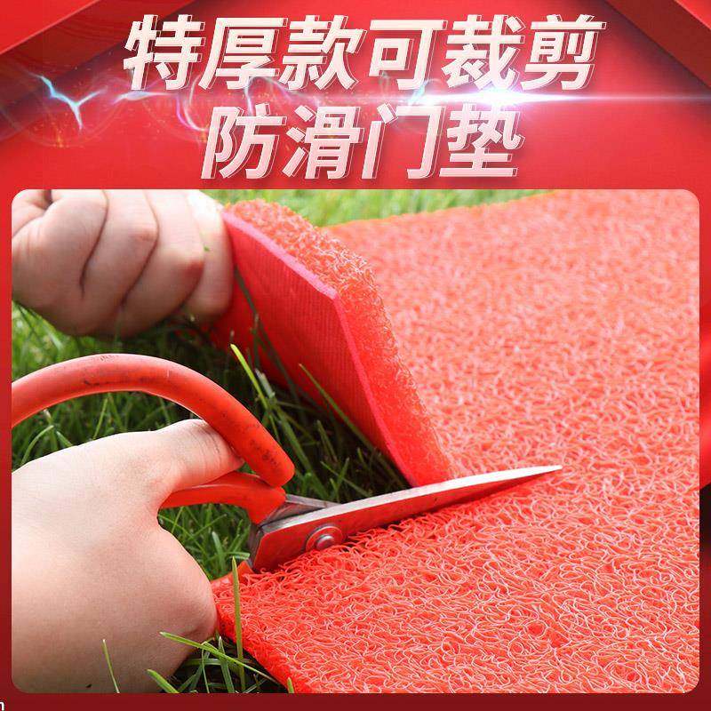 门口地垫可裁剪进门入户塑料丝圈防滑脚垫大门外迎宾室外红色地毯,清洗/食品/商业设备,风口/风叶/风机配件,淘宝优惠券,粉丝福利购,淘宝优惠卷