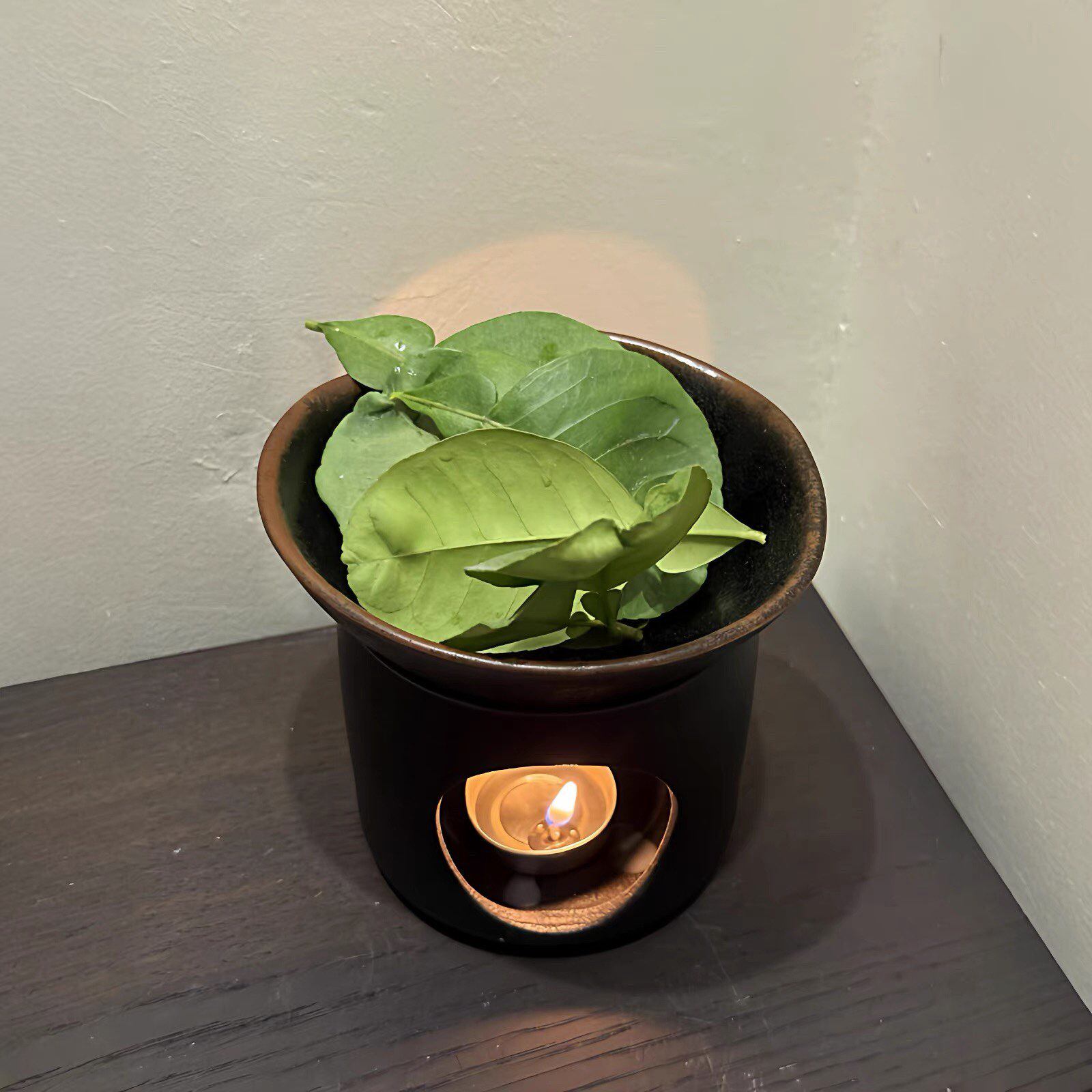 【自制天然香薰炉】中式多功能沉香紫陶香薰炉DIY精油炉温茶底座