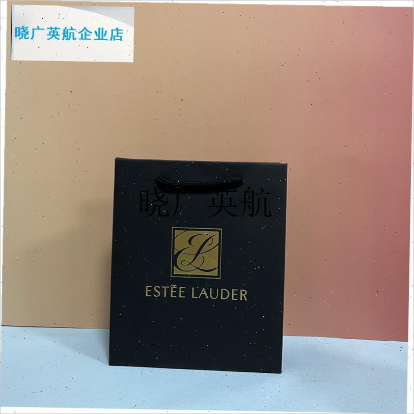l雅诗兰黛粉底液口红盒礼袋小棕瓶眼霜礼K品包装盒空盒手提袋纸袋