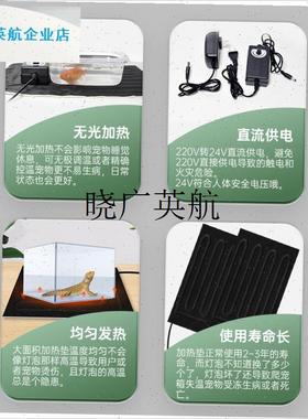 芦丁鸡保温灯鹌鹑取暖灯爬宠晒背灯鹦鹉加热垫宠物X小鸡电热保温l