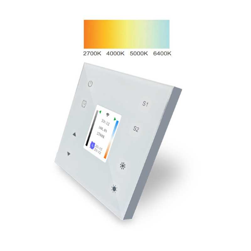 86型 0/1-10V PWM 10V信号有源 无源 APP远程控制 LED调光调色器