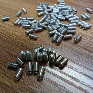 美制紧定螺钉 平端机米 32美制细牙 不锈钢内六角凹端
