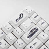 104 108 AE86键帽头文字D原厂高度pbt材质热升华67