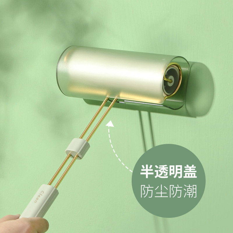 铁艺粘毛器可撕滚筒毡滚刷神器除毛衣服去黏毛刷衣物卷纸吸沾雯沃