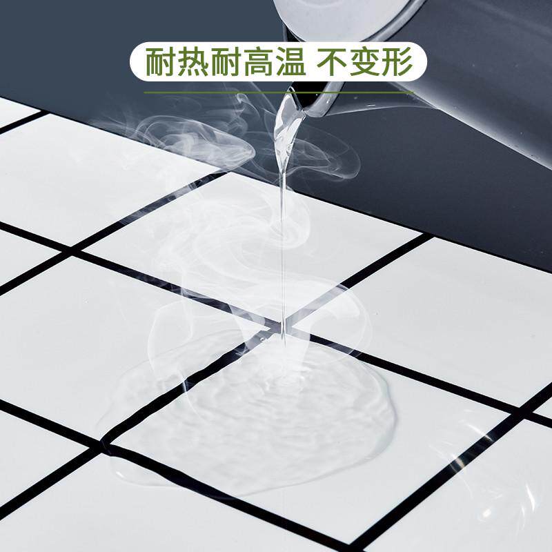 厨房贴纸铝塑板自粘防水防油耐高温仿瓷砖墙贴卫生间墙面装饰贴板