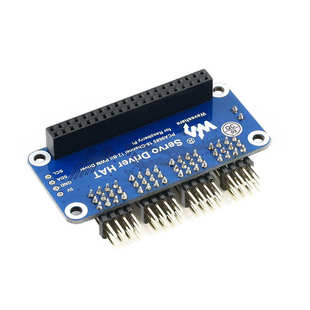 微雪 树莓派4B 16路舵机驱动板 PWM控制模块 I2C接口 弯排针