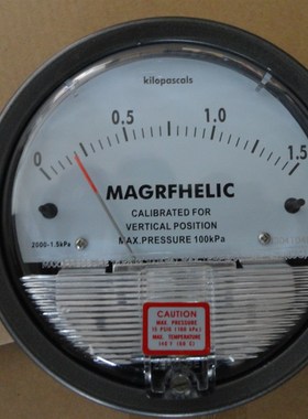 3000Pa净化车间除尘器用压差表洁净微压表差压计无尘室空气压差计