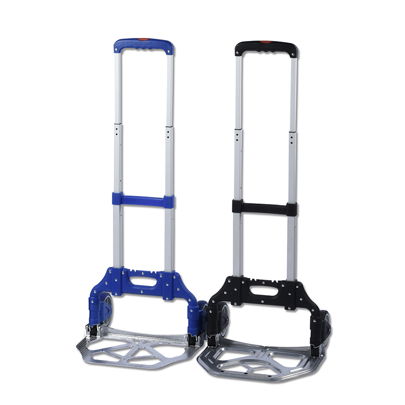 二轮手推车两轮轻便折叠家用伸缩手拉车拖车小推车拉货搬运平板车