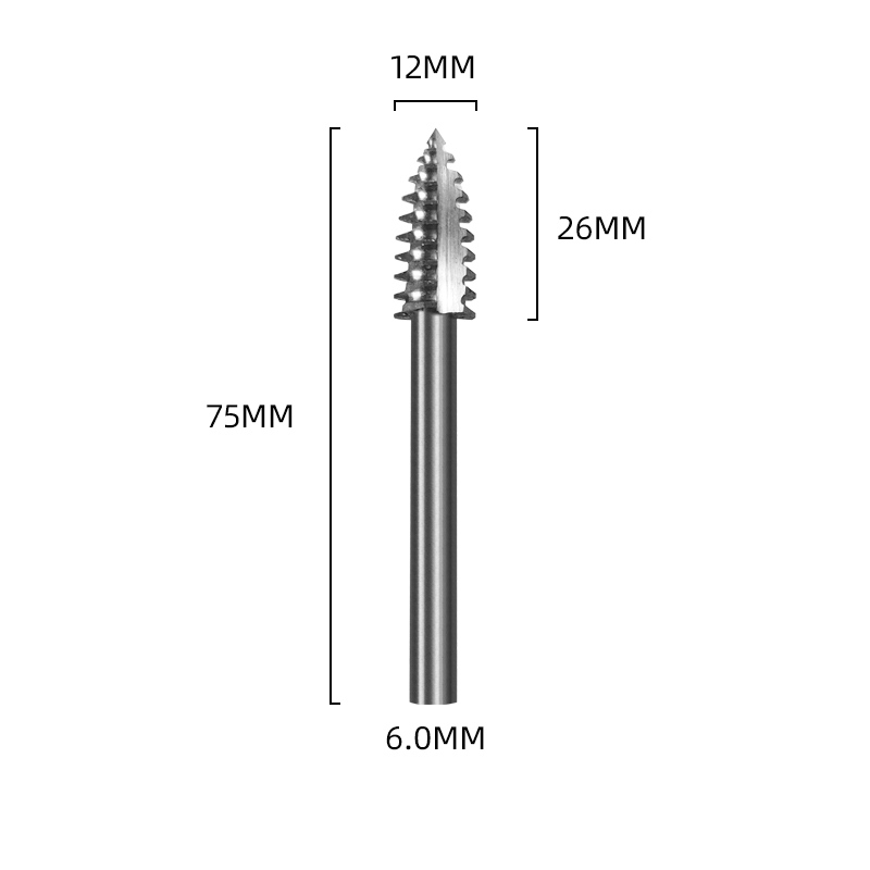 电动打磨羽毛雕刻工具白钢刀3mm木雕刮毛L刀铣刀根雕划线核雕钻头