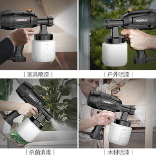电动喷漆枪家用涂料油漆喷枪小型乳胶漆喷涂机喷漆壶铝壶喷漆神器