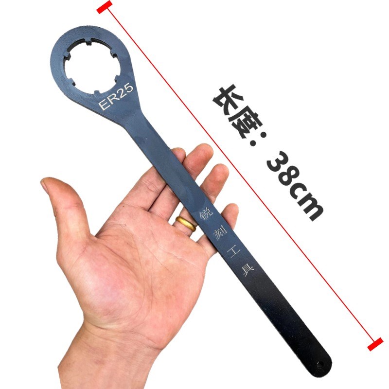 数控石材b雕刻机主轴ER20/25/32UM动平衡螺母高精度螺帽不锈钢材