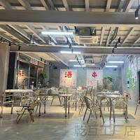 夜市大檔東南亞港風茶餐廳不銹折椅疊排桌見描述鋼復古小吃店桌組