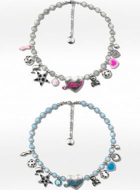 fivifivi｜复古甜心系列缤纷糖心项链