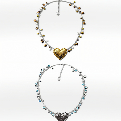 fivifivi｜复古甜心系列猫咪糖心长项链