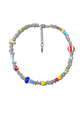 TROPHYBLING丨彩珠钢圈项链